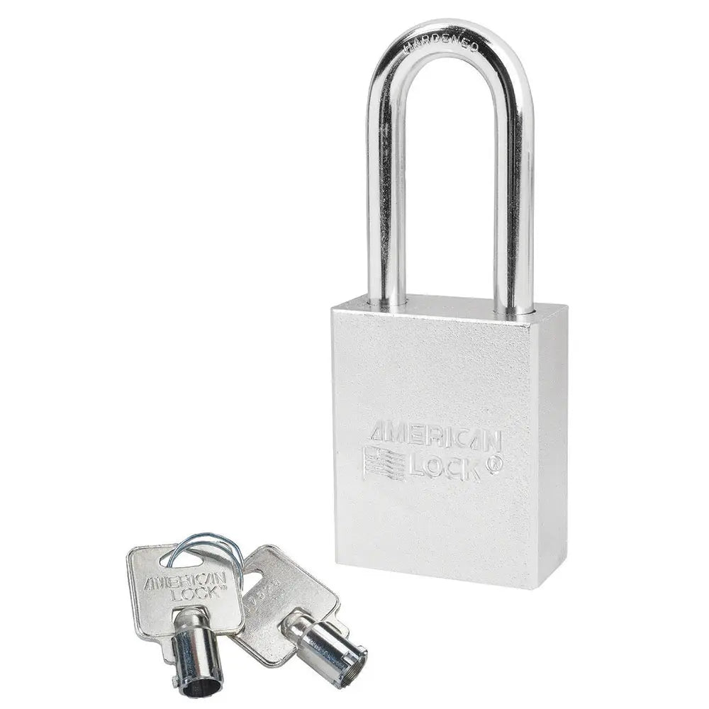 American Lock A7201KA 52418 Solid Steel Tubular Padlock 1-3/4" Body, 2" Tall 5/16" Diameter Shackle, Keyed Alike
