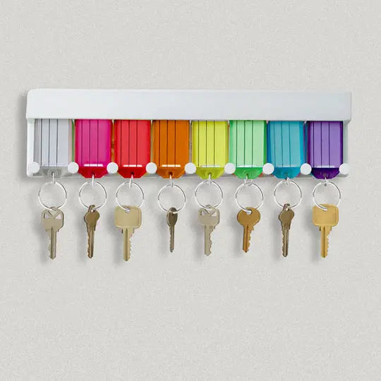 Lucky Line 60580 8 Key Tag Rack 1 Per Card