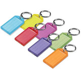 Lucky Line 60527 Key Tag with Flap & Split Ring Asst 75 Per Jar