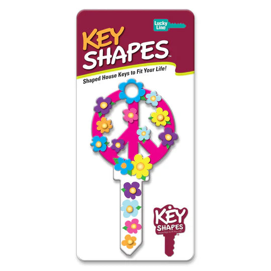 Lucky Line B104S Peace KeyShapes Blank, Schlage  SC1