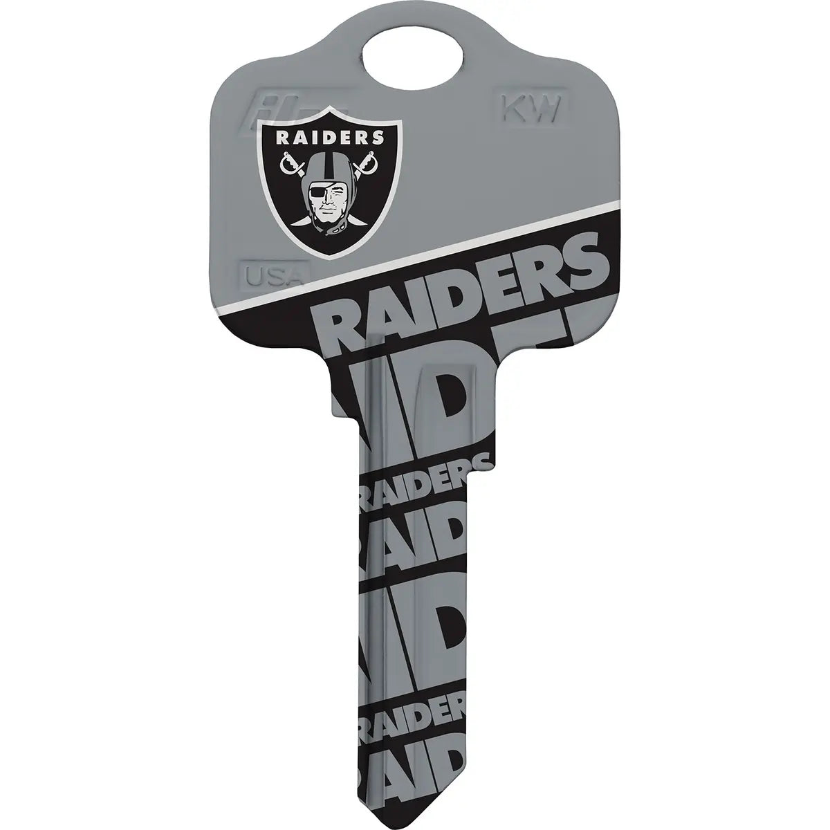 Kaba Ilco KW1-NFL-RAIDERS Oakland Raiders Football House Key Blank KW Keyway