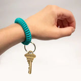 Lucky Line 41012 Wrist Coil with Ring Asst 12 Per Card