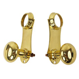 Marks USA K21AC/3 Unilock Ornamental Iron, Replacement Knob with Escutcheon Kit, Exterior and Interior, Polished Brass