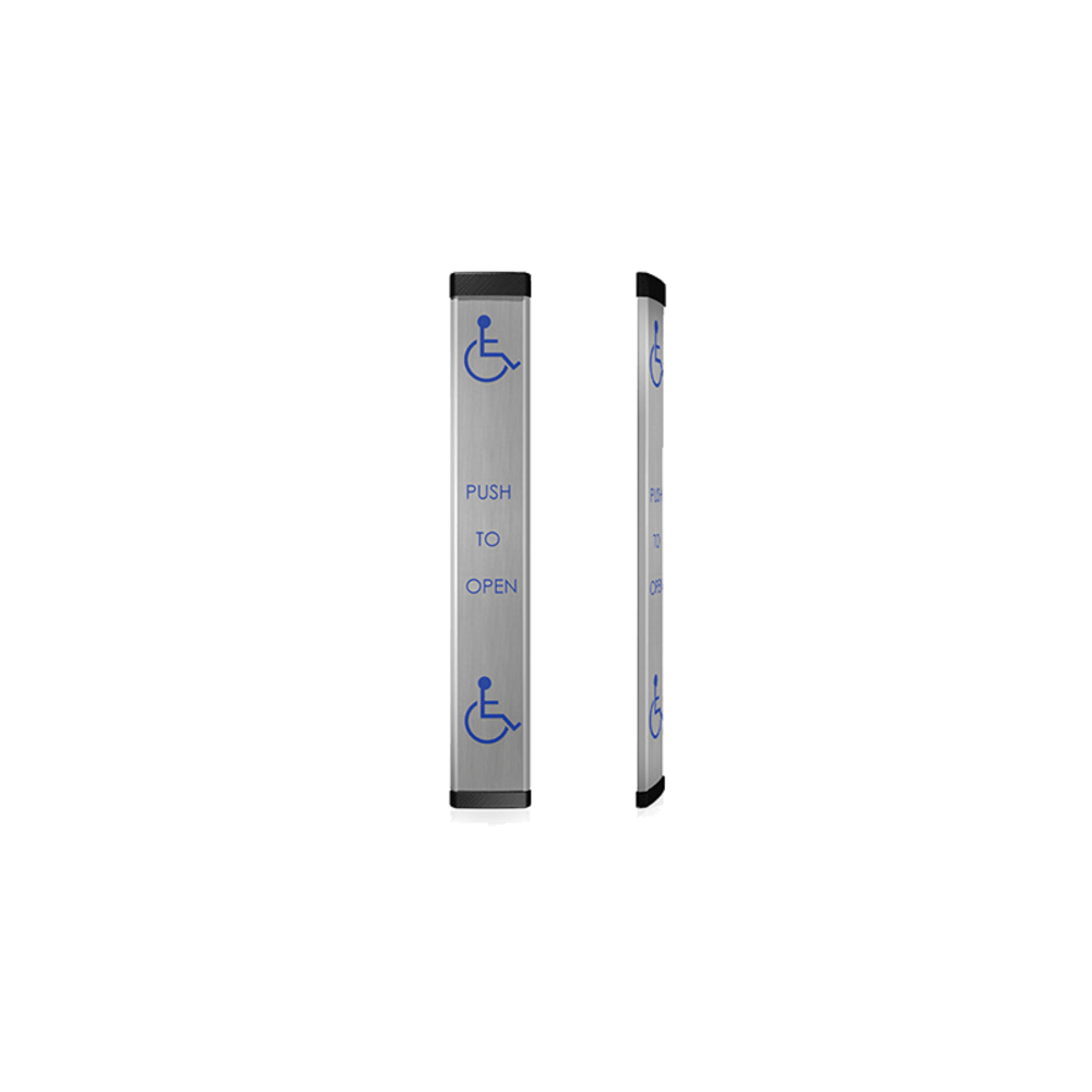 BEA 10LPR36433 LPR36 - Full Length Actuator, 36" Vertical Actuation Bar, 433 MHz Wireless (Text & Logo), Weather Resistant, Stainless Steel Construction, Wall or Bollard Mounted, Entire Surface Activation