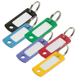 Lucky Line 16927 Key Tag with Ring Asst 160 Per Jar