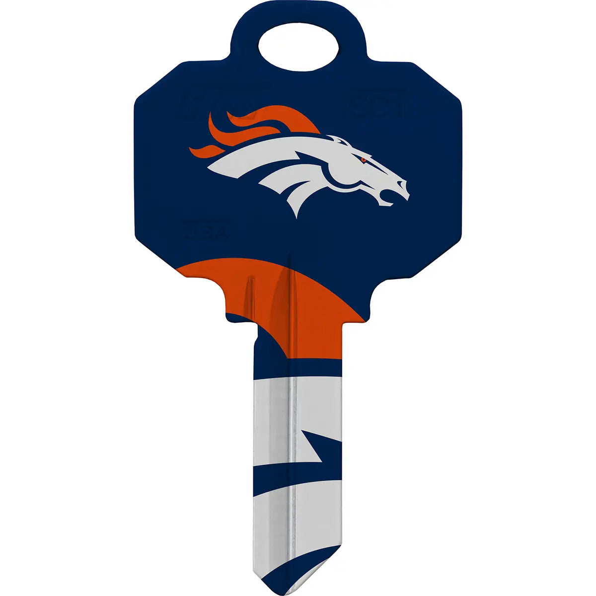 Kaba Ilco SC1-NFL-BRONCOS Denver Broncos Football House Key Blank SC1 Keyway