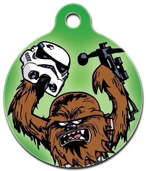 STAR WARS PET ID TAG SWID3-MD 1-1/4" MED CHEWBACCA