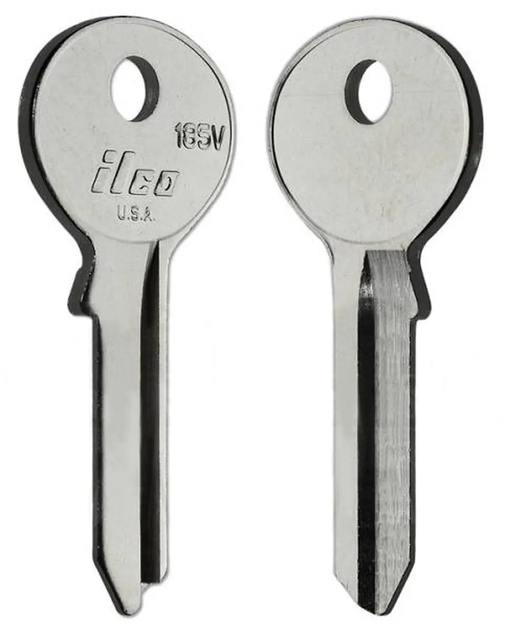 Kaba Ilco 185V Key Blank – Viro Keyway, Nickel-Plated Brass, 5-Pin