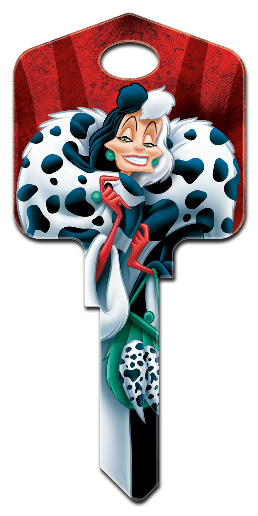 SC1-D98 Disney Keys Schlage Cruella De Vil