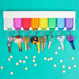 Lucky Line 60580 8 Key Tag Rack 1 Per Card