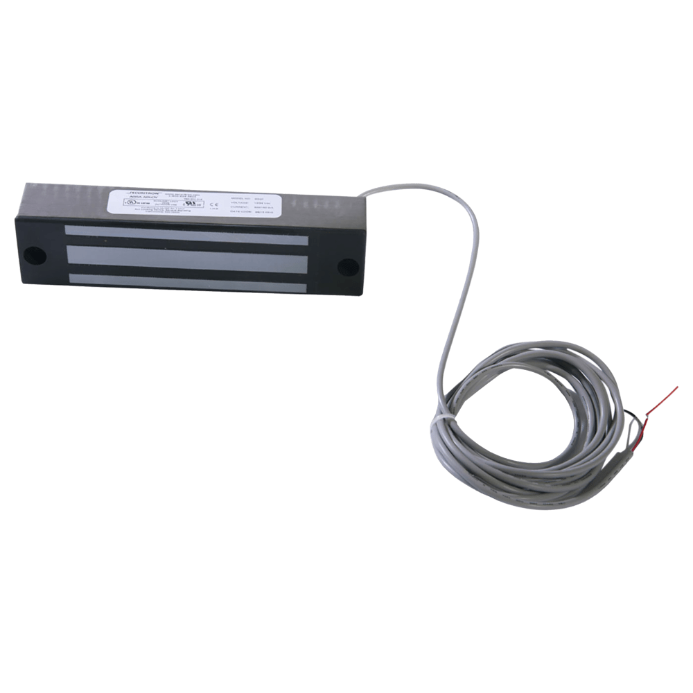 Securitron M32FBD Model 32 Maglock, 600lbs. Holding Force, Face Drilled, Magnetic Bond Sensor, Door Position Switch, 12/24VDC, Satin Stainless Steel