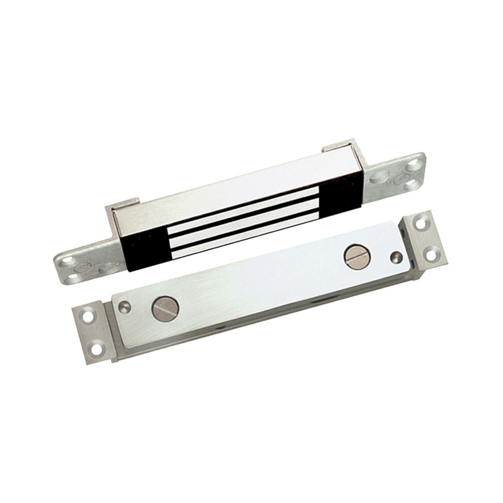 Securitron SAM2-24 Mini Shear Lock, 600 lbs. Holding Force, 24VDC, Satin Stainless Steel