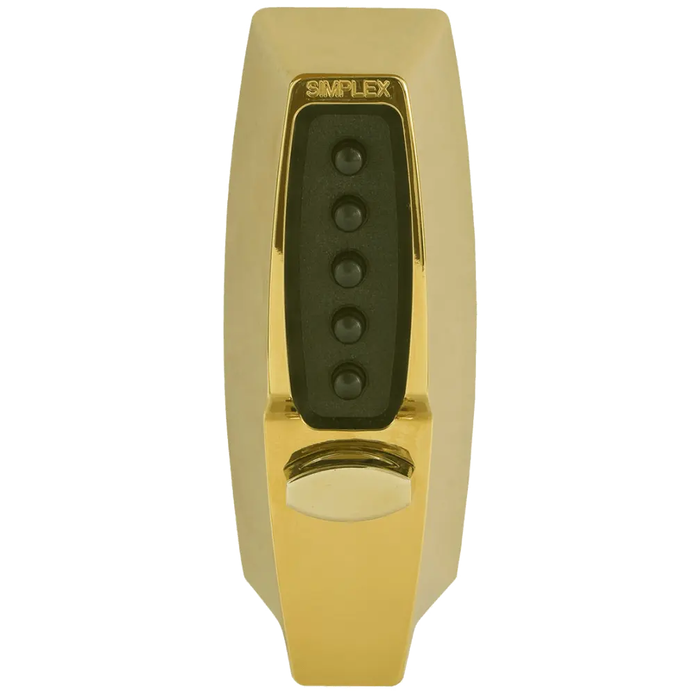 DormaKaba 7102-03-41 Combination Deadbolt, 2-3/4" Backset, Bright Brass