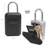 Lucky Line 65201 Hanging Key Lock Box, 4-Digit Combination