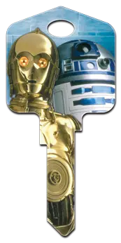 SC1-SW6 STAR WARS Schlage C-3PO AND R2-D2