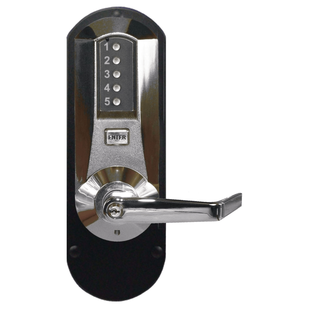 DormaKaba 5010XSWL-026-41 Exit Trim, Winston Lever, KIL, Schlage C Keyway, Bright Chrome