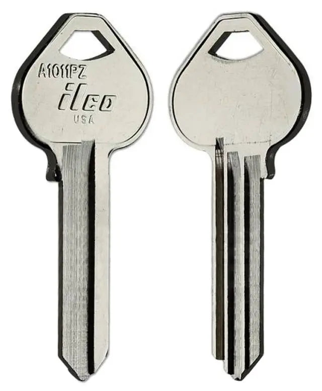 Kaba Ilco A1011PZ Corbin/Russwin Key Blank – 6-Pin PZ Master, Nickel-Plated Brass