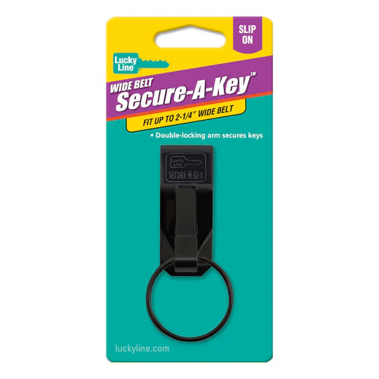 Lucky Line 47001 Secure-A-Key for Wide 2-1/4" Belts Slip On
