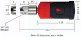 BOLT 7032301  Jeep JL Spare Tire Lock