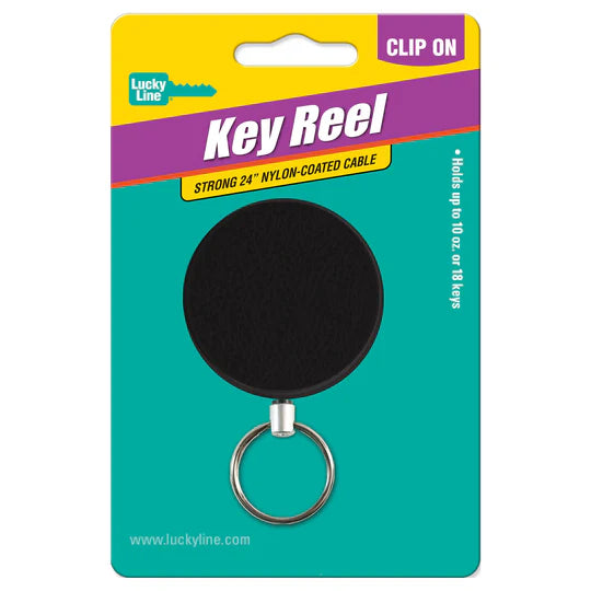 Lucky Line 42501 Key Reel with 24" Cable 1 Per Card