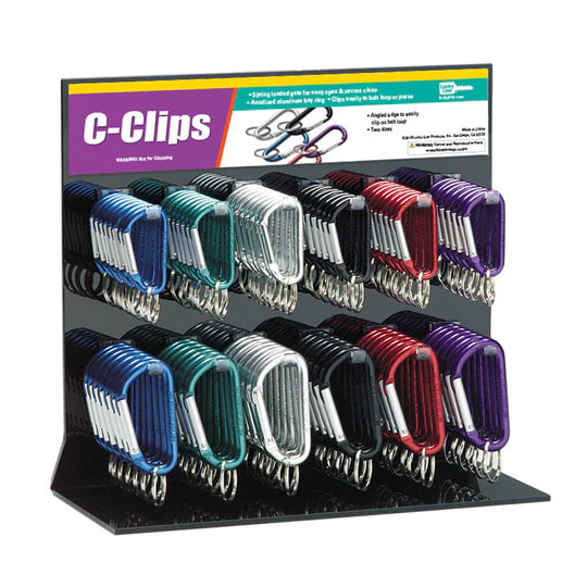 Lucky Line 46000 C-Clip Display Asst 126 Per Box