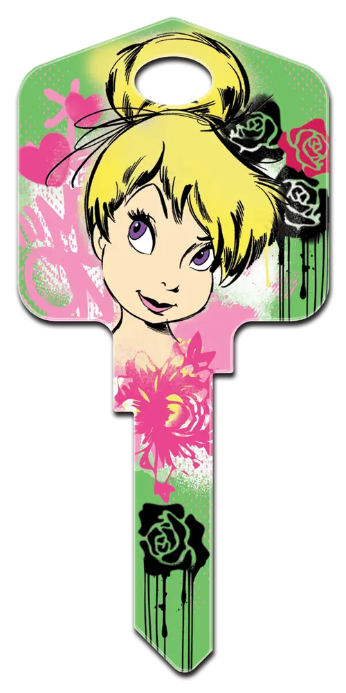KW-D65 Disney Keys Kwikset Tinker Bell Stencil Tink