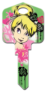 KW-D65 Disney Keys Kwikset Tinker Bell Stencil Tink