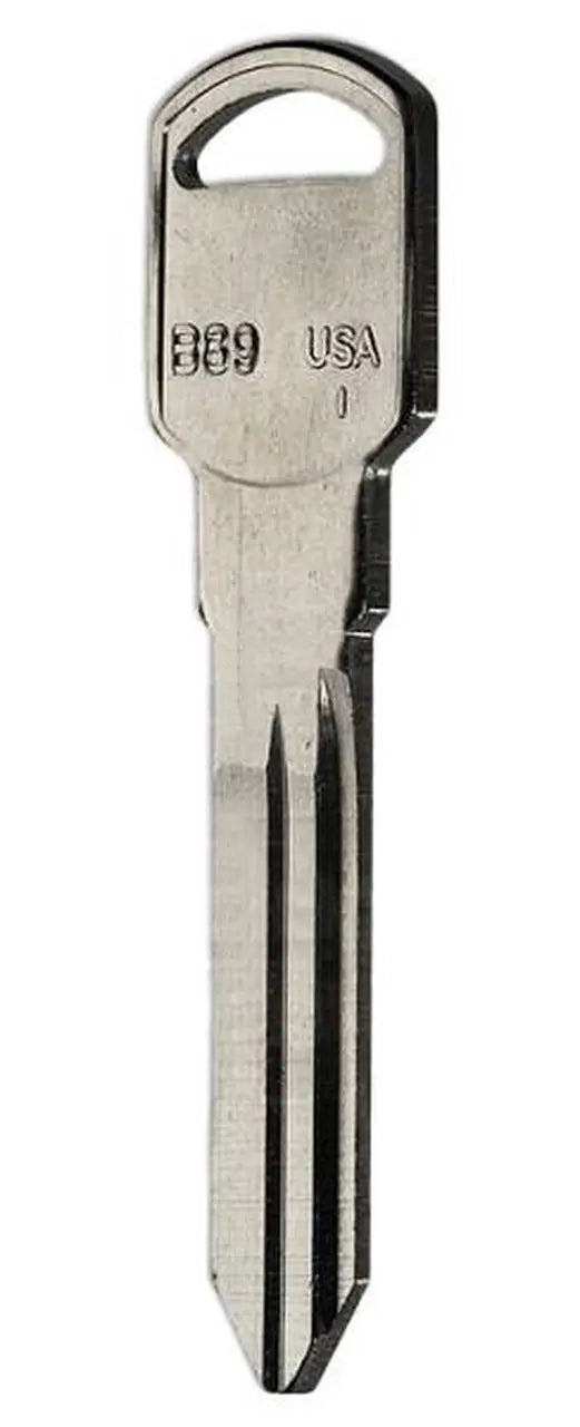 Taylor B89-NP General Motors Key Blank, Nickel Plated 10 pcs per pack (P1107)