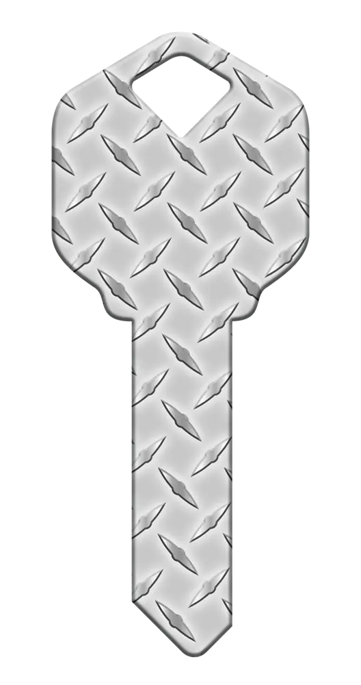 SC1-HK41 Happy Keys Schlage Diamond Plate