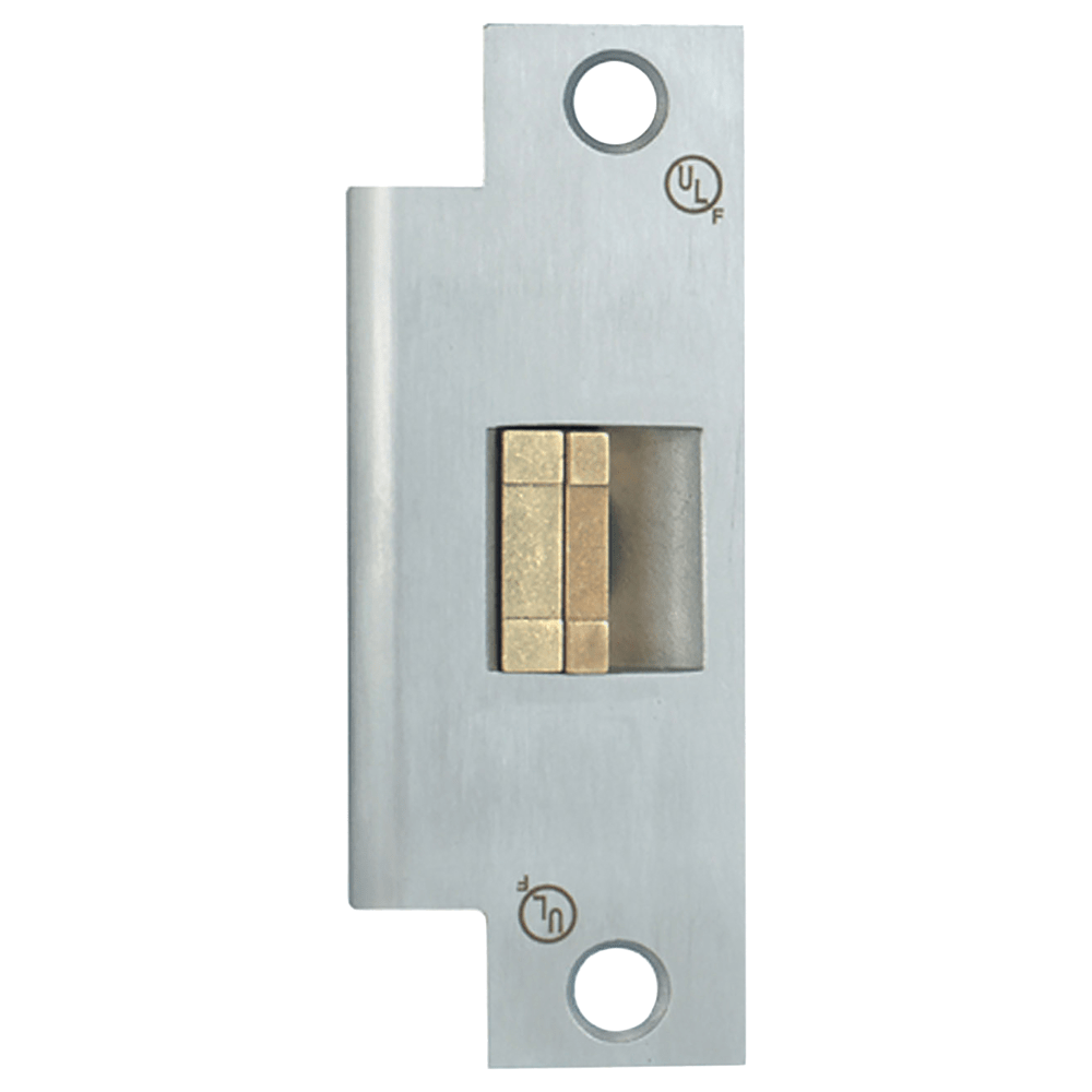 HES UNL-24 Unlatch Motorized Electric Strike, 24VDC, Satin Stainless Steel