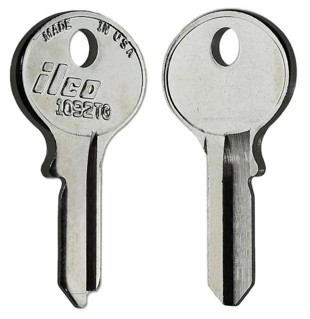 Kaba Ilco 1092TG Key Blank – Master Keyway, Nickel-Plated Brass, 4-Pin