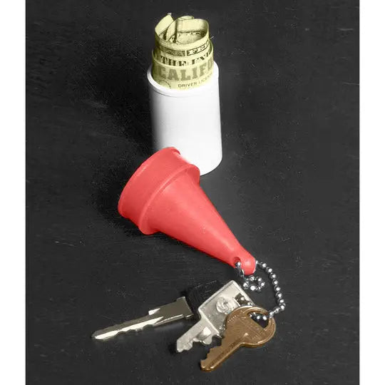 Lucky Line 92101 Key Buoy Float with Ball Chain Red 1 Per Card