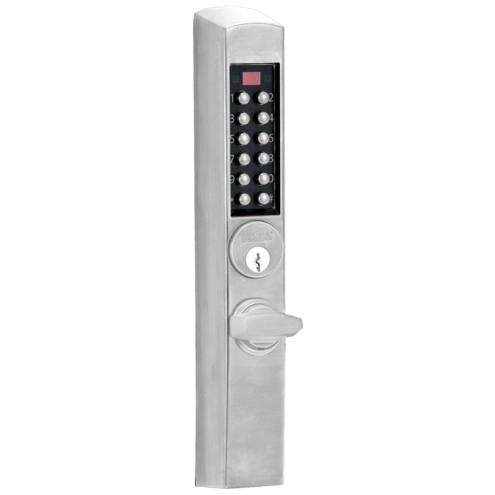 DormaKaba E3065MSNT-626-41 E-Plex 3000 for Adams Rite Latches, 300 Access Codes, 9,000 Audit Events, Schlage C Keyway, Thumbturn, Satin Chrome