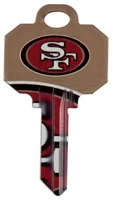 Kaba Ilco KW1-NFL-49ERS San Francisco 49ers Football House Key Blank KW Keyway