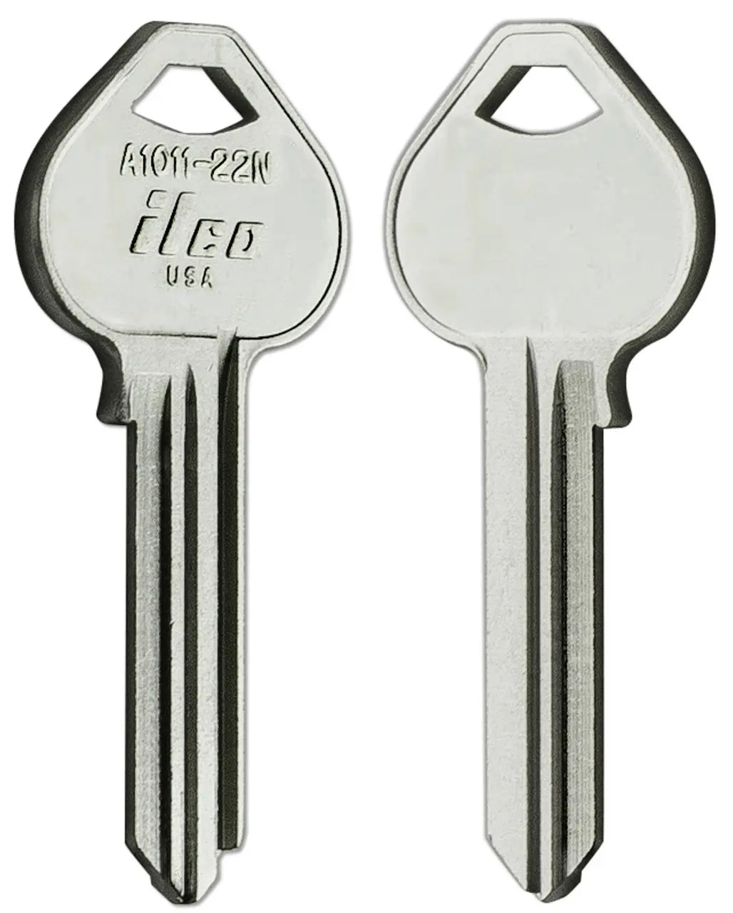 Kaba Ilco A1011-22N Russwin Key Blank – 6-Pin, Nickel-Plated Brass