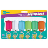 Lucky Line 60560 6 Key Tag Rack 1 Per Card
