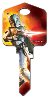 SC1-SW3 STAR WARS Schlage BOBA FETT
