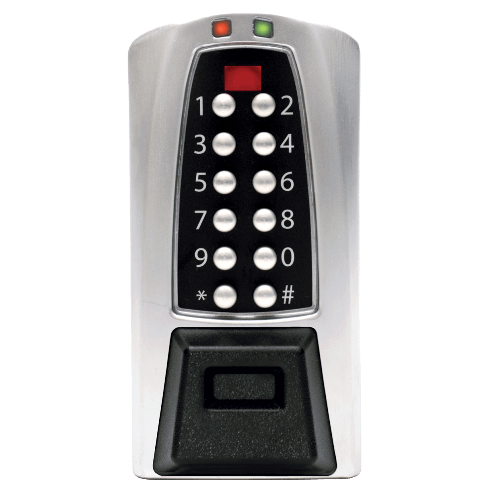 DormaKaba E5670-626-41 E-Plex 5670 Stand Alone Smart Card Access Controller, 3,000 Access Codes, 30,000 Audit Events, Satin Chrome