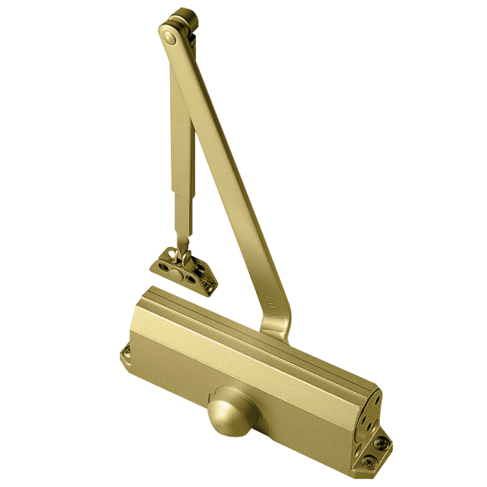 Norton 1603BC 696 Tri-Packed Door Closer, Size 3, Backcheck, Satin Brass Painted