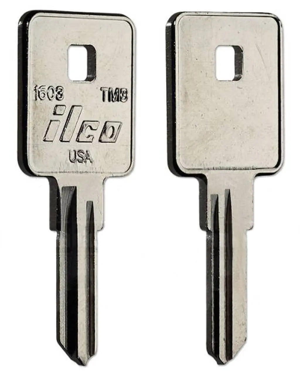 Kaba Ilco 1603 Trimark Key Blank – Nickel-Plated Brass, TM3 / KS100, 6-Cut