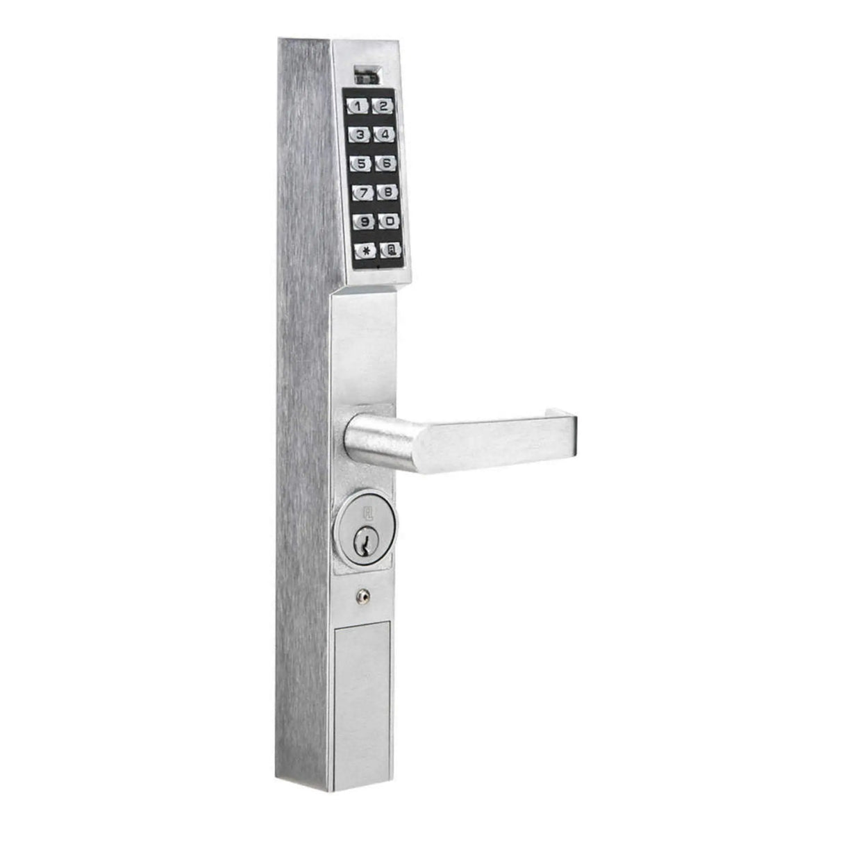 Alarm Lock DL1200ET/26D Trilogy Narrow Stile, Exit Trim, Satin Chrome