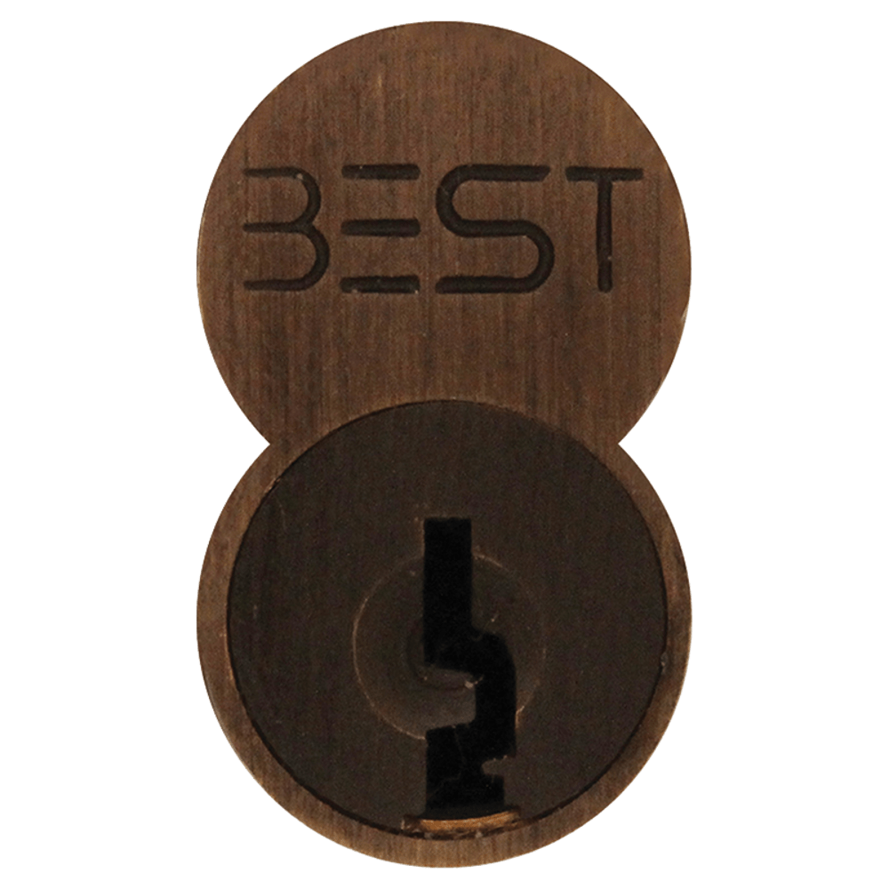 BEST 1C7TA1613 SFIC Core, 7-Pin, TA Keyway, Dark Oxidized Satin Bronze Oil Rubbed Finish