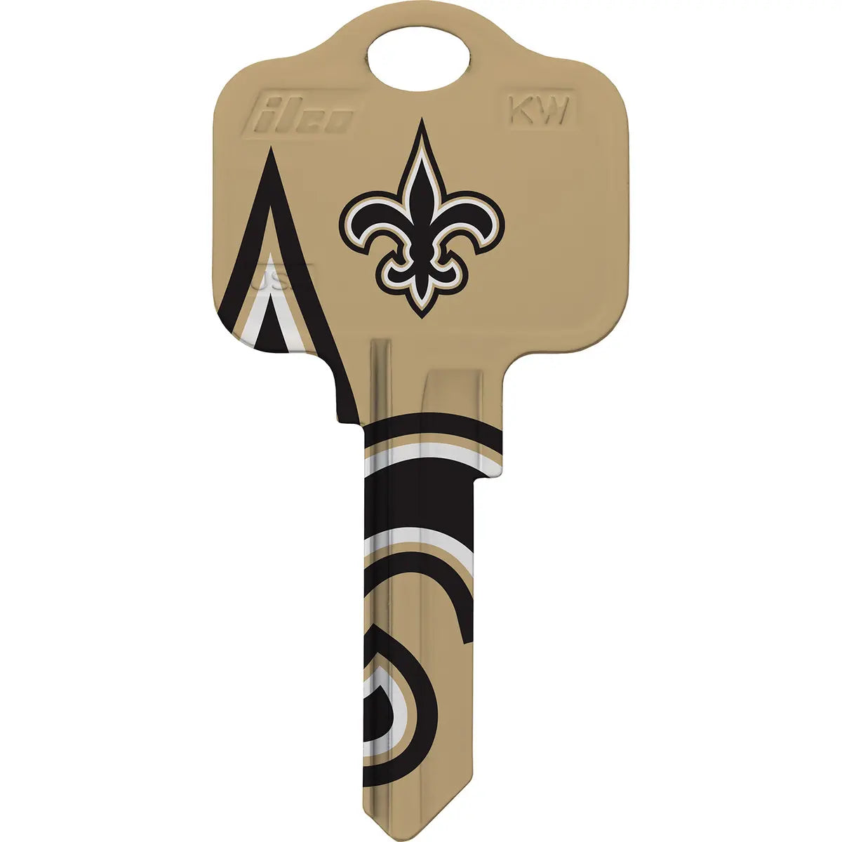 Kaba Ilco KW1-NFL-SAINTS New Orleans Saints Football House Key Blank KW Keyway