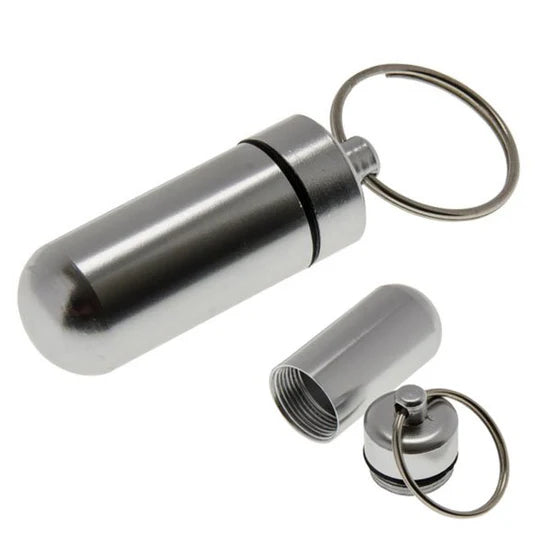 Lucky Line U12993 Storage Capsule Keychain Silver 1 Per Pack