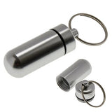 Lucky Line U12993 Storage Capsule Keychain Silver 1 Per Pack