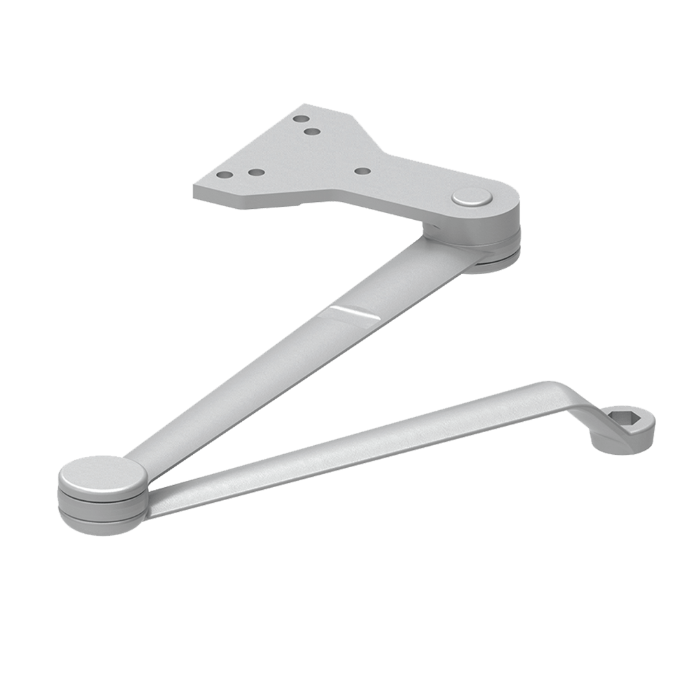 LCN 4050A-3077EDA 689 4050A Series Grade 1 Extra Duty Parallel Arm, 180 Degree Swing, Non-Handed, Aluminum Painted Finish