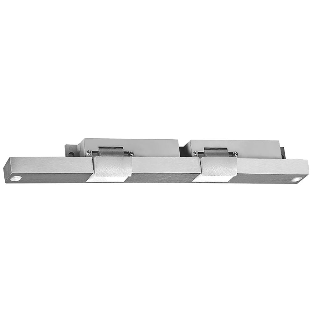 HES 310-4-1 24D 630 Fail Secure, Complete 24VDC Electric Strike, Double, PK Keeper, 4-3/8" CTC Satin Stainless Steel