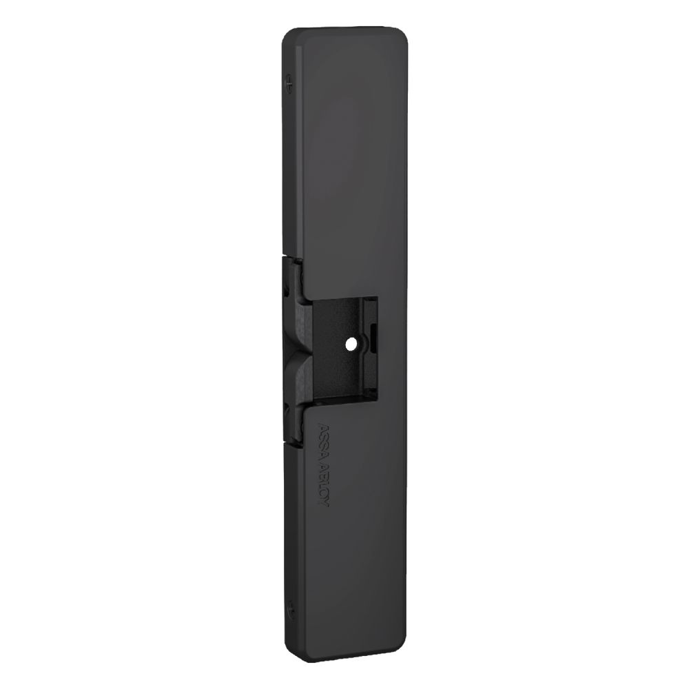 HES 9400-BSP Fail Safe/Fail Secure, Complete 12/24VDC Electric Strike, Surface Mounted, 1/2" Thickness, Black Suede Powder Coat Finish