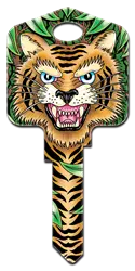 KW-AI4 Achilles Ink Tiger House Key Blank Kwikset Keyway