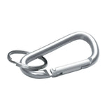 Lucky Line 46193 Large C-Clip with Split Key Ring Silver 10 Per Pack